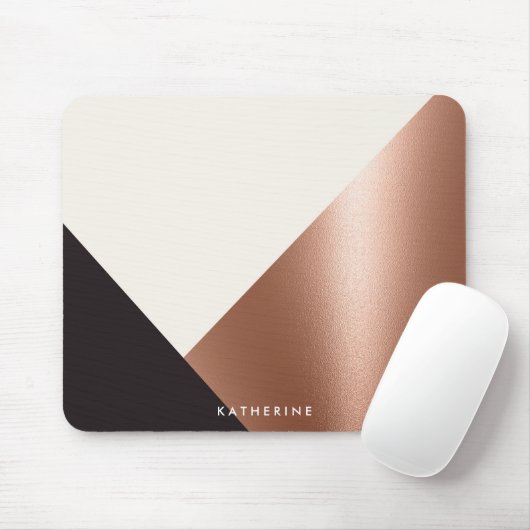 Geometrischer Abstrakter Farbblock Mousepad (Mit Mouse)