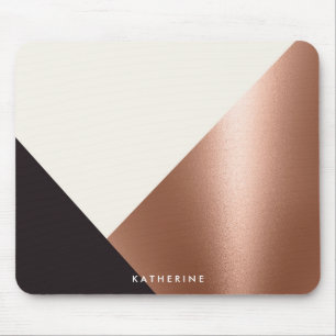 Geometrischer Abstrakter Farbblock Mousepad