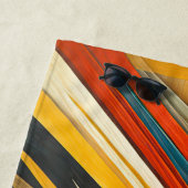 Geometrischer Abstrakter Futurismus Strandtuch (Beispiel)