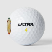 Geometrischer Abstrakter Golfball (Logo)