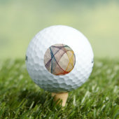 Geometrischer Abstrakter Golfball (Insitu T-Shirt)