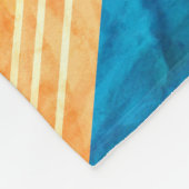 Geometrischer abstrakter, grafischer Hintergrund. Fleecedecke (Ecke)