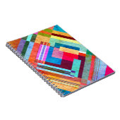 Geometrischer abstrakter, grafischer Hintergrund. Notizblock (Rechte Seite)