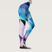 Geometrischer Abstrakter Hintergrund Leggings (Rechts)