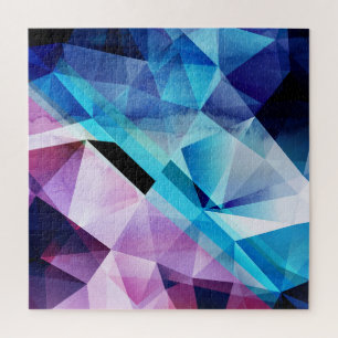 Geometrischer Abstrakter Hintergrund Puzzle