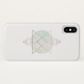 Geometrischer abstrakter Kunst-Entwurf Case-Mate iPhone Hülle (Rückseite (Horizontal))