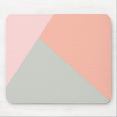 Geometrischer abstrakter Pastellfarbblock Mousepad (Vorne)