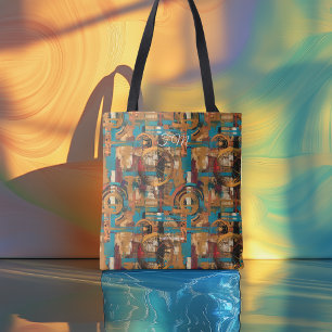 Geometrischer Abstrakter Personalisierter Totbeute Tasche