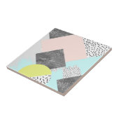 Geometrischer abstrakter Scandi Entwurf Fliese (Seite)