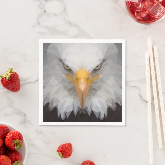 Geometrischer Adler Serviette (Beispiel)