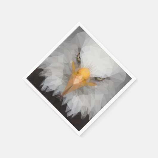 Geometrischer Adler Serviette (Ecke)