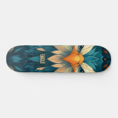 Geometrischer Adler Skateboard (Horizontal)