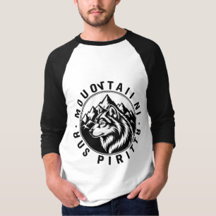 Geometrischer Adlerkopf Grafik Minimalistisch Abst T-Shirt