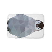 Geometrischer Baby-Pinguin-Druck Badematte (Vorderseite)