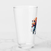 Geometrischer Bär Glas (Rechts)