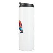 Geometrischer Bär Thermosbecher (Nach rechts gedreht)