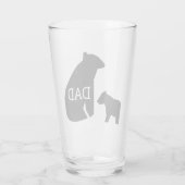Geometrischer Bär und Vater Glas (Rückseite)