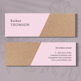 Geometrischer Berater für die Rose von eleganten g Mini Visitenkarte