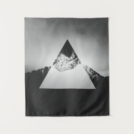 Geometrischer Berg im Dreieck Wandteppich