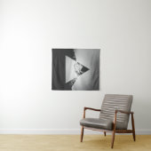 Geometrischer Berg im Dreieck Wandteppich (Beispiel (Horizontal))