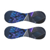 Geometrischer Blitz aus Saphir-Hexagonen Baseball (Paneele)