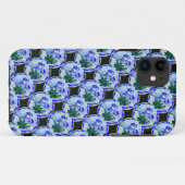 geometrischer Blumenfall des befleckten Glases Case-Mate iPhone Hülle (Rückseite (Horizontal))