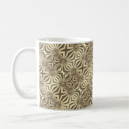 Geometrischer BlumenSchmutz | durch StellaSays Kaffeetasse