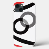 Geometrischer Bogenkreis Case-Mate iPhone Hülle (Rückseite)