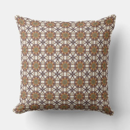 Geometrischer Brauner Kreis Wunder Kissen