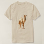 Geometrischer Camel-T - Shirt (Design vorne)