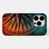 Geometrischer Campass Case-Mate iPhone Hülle (Rückseite (Horizontal))