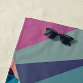 geometrischer Clown Strandtuch (Beispiel)