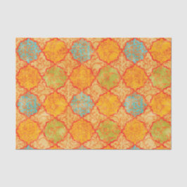 Geometrischer Damast Seidenpapier