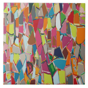 Geometrischer Deko Keramik für moderne Kunst Fliese