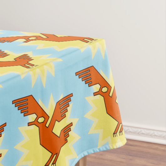 Geometrischer dekorativer Andenkondor-Vogel Tischdecke (Beispiel)