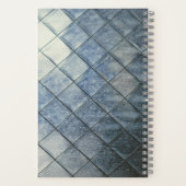 Geometrischer Denim Notizblock (Rückseite)