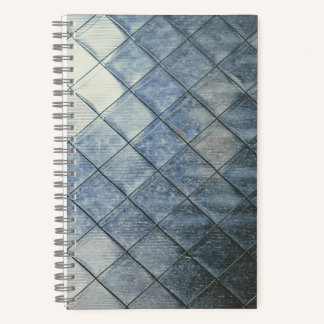 Geometrischer Denim Notizblock
