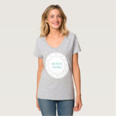 Geometrischer Diamantrundfunk-T - Shirt (Vorderseite Vollansicht)