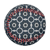 Geometrischer Druck Baseball (Vorderseite Links)