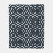 Geometrischer Druck Fleecedecke (Vorderseite)