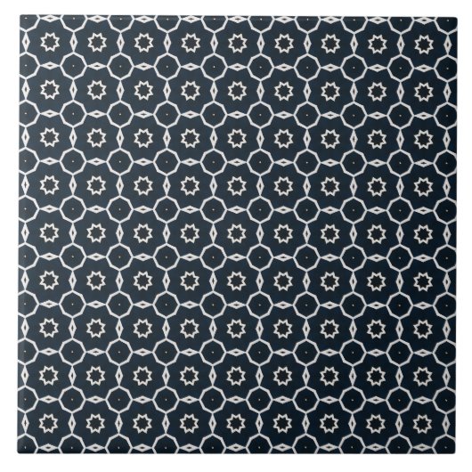 Geometrischer Druck Fliese (Vorderseite)