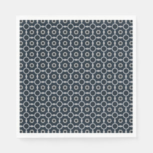 Geometrischer Druck Serviette