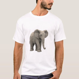 geometrischer Elefant-T - Shirt