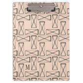 Geometrischer Entwurf des Monogramm-| des Klemmbrett (Vorderseite)