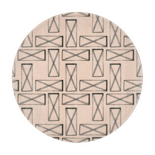 Geometrischer Entwurf des Rechteck-X Schneidebrett