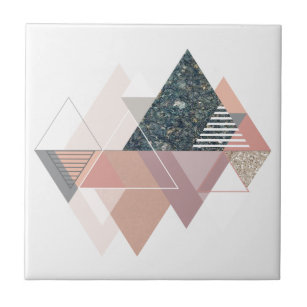 Geometrisches Muster Fliesen | Zazzle.de