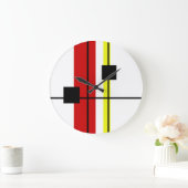 Geometrischer Entwurf Große Wanduhr (Zuhause)
