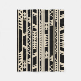 Geometrischer Entwurfs-ethnischer Stammes- Druck Fleecedecke