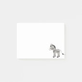 Geometrischer Esel Post-it Klebezettel (Vorderseite)