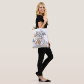 Geometrischer Eulen-Entwurf Tasche (Am Model)